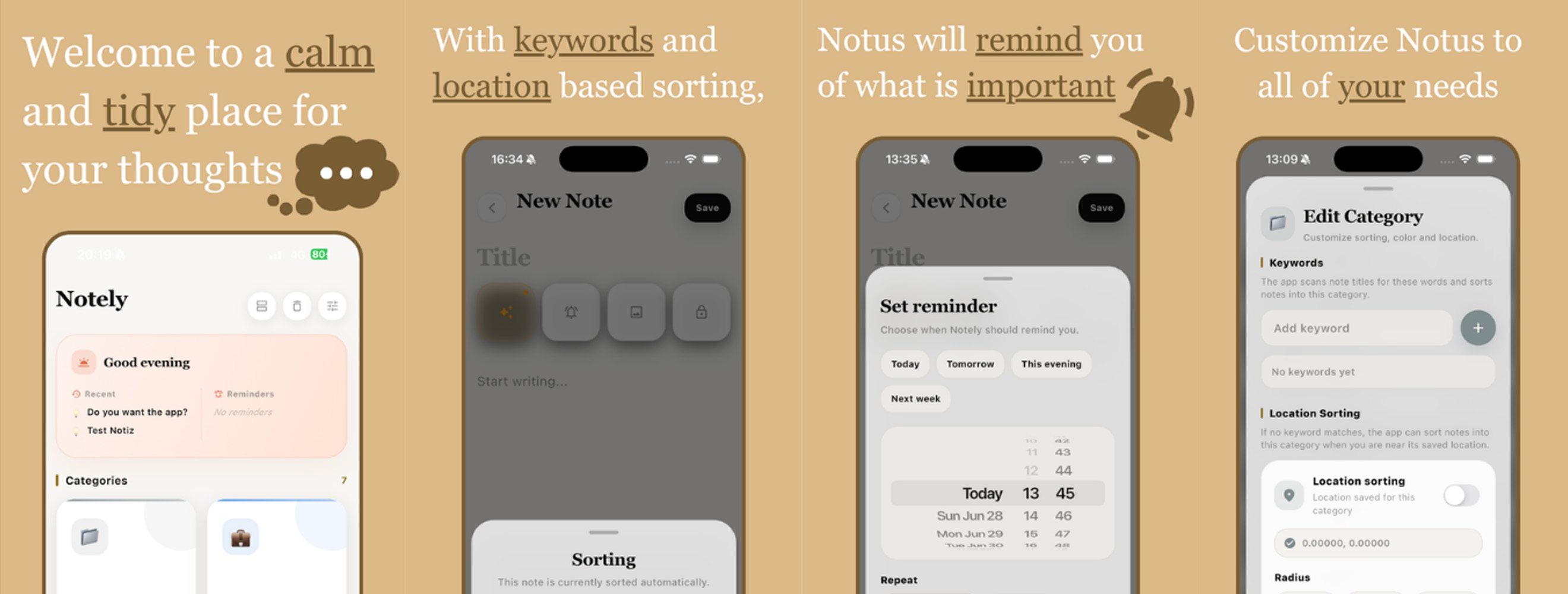 Notus app project preview